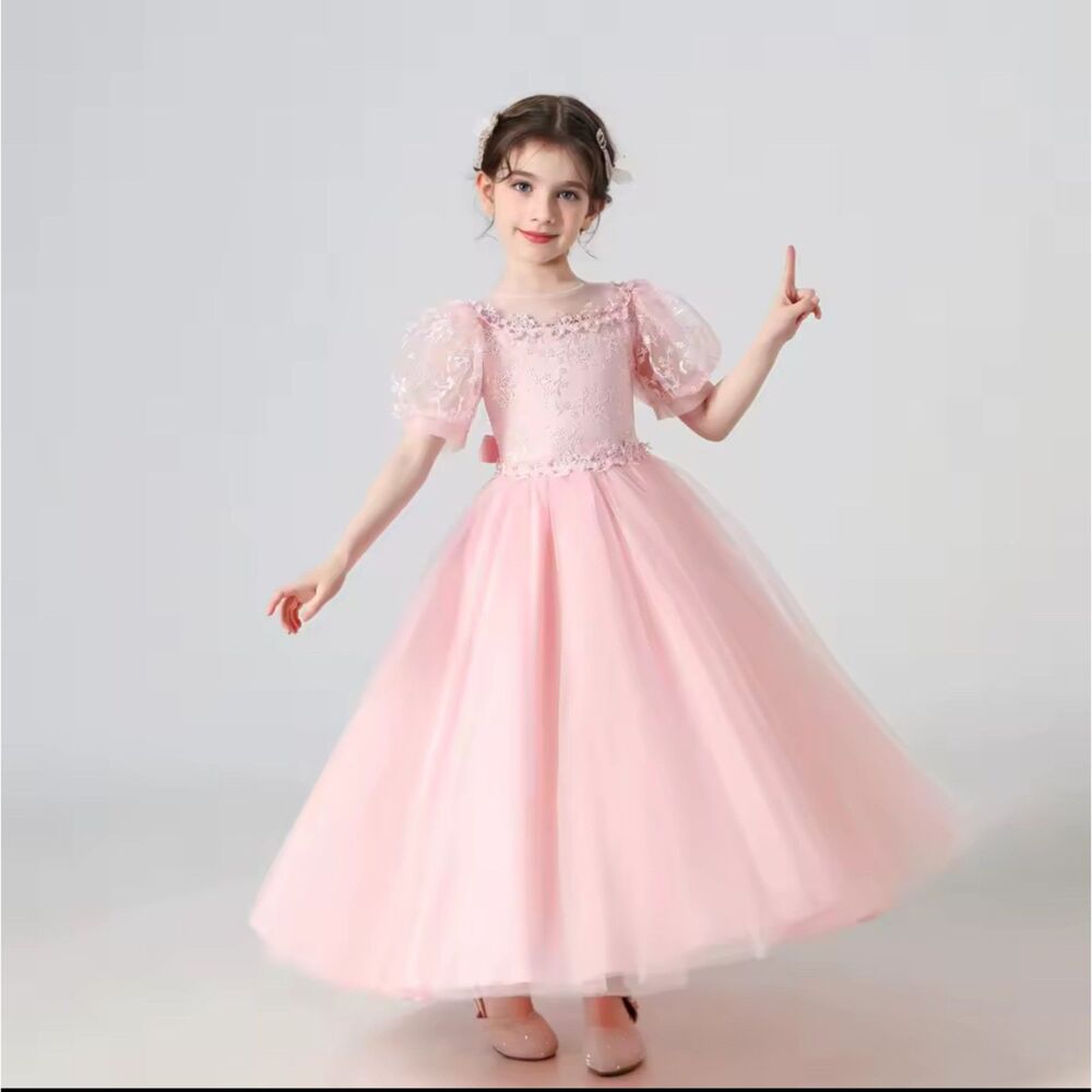 Pink tulle and pearl dress size 5